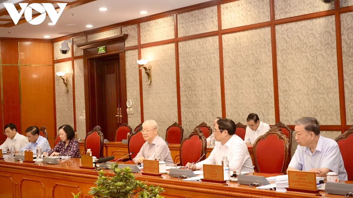 Thông cáo báo chí phiên họp Bộ Chính trị ngày 16/6/2023 -0