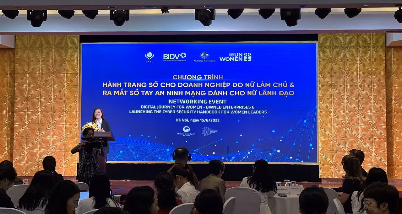BIDV phối hợp thúc đẩy chuyển đổi số, an ninh mạng cho doanh nghiệp do nữ làm chủ -0