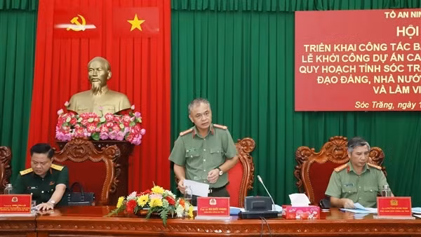 Bảo đảm tuyệt đối an ninh an toàn lễ khởi công dự án cao tốc Châu Đốc - Cần Thơ - Sóc Trăng