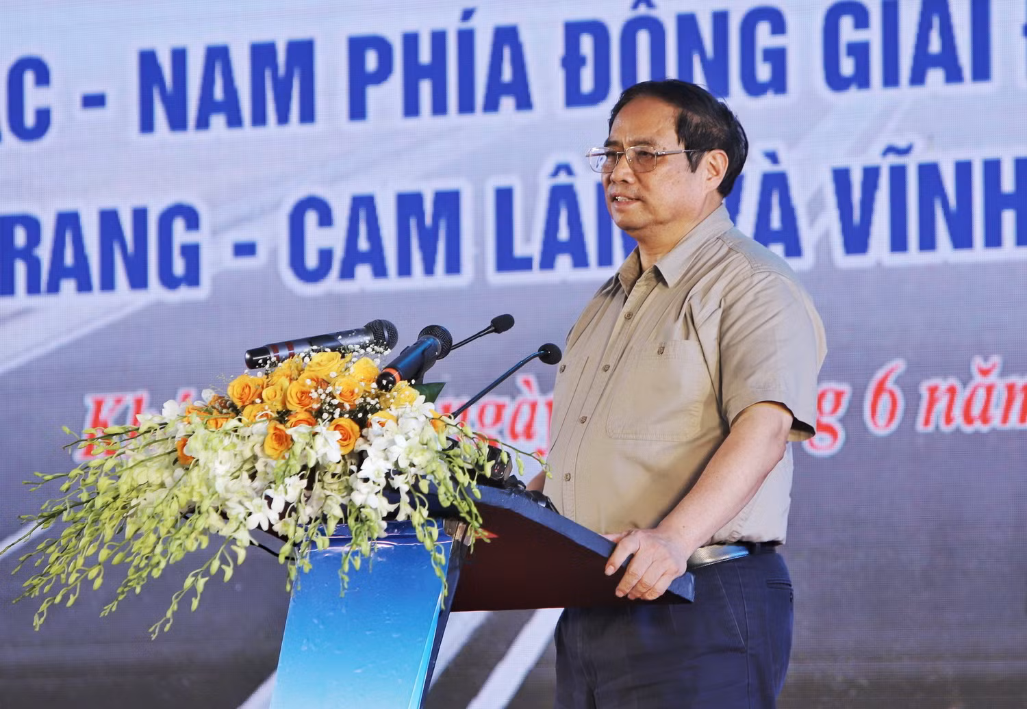Thủ tướng Chính phủ cắt băng khánh thành hai tuyến cao tốc Nha Trang - Cam Lâm, Vĩnh Hảo -Phan Thiết -0