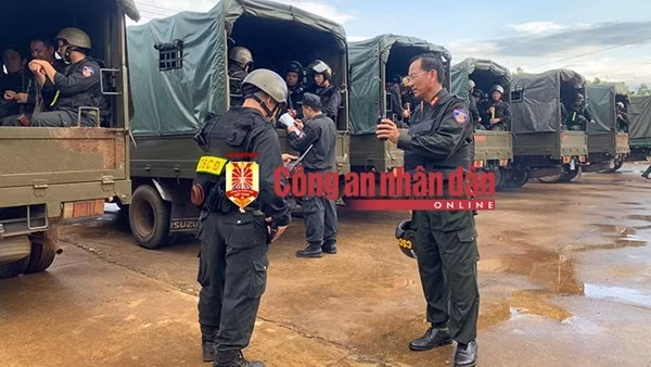45 đối tượng bị bắt giữ trong vụ gây mất ANTT tại Đắk Lắk