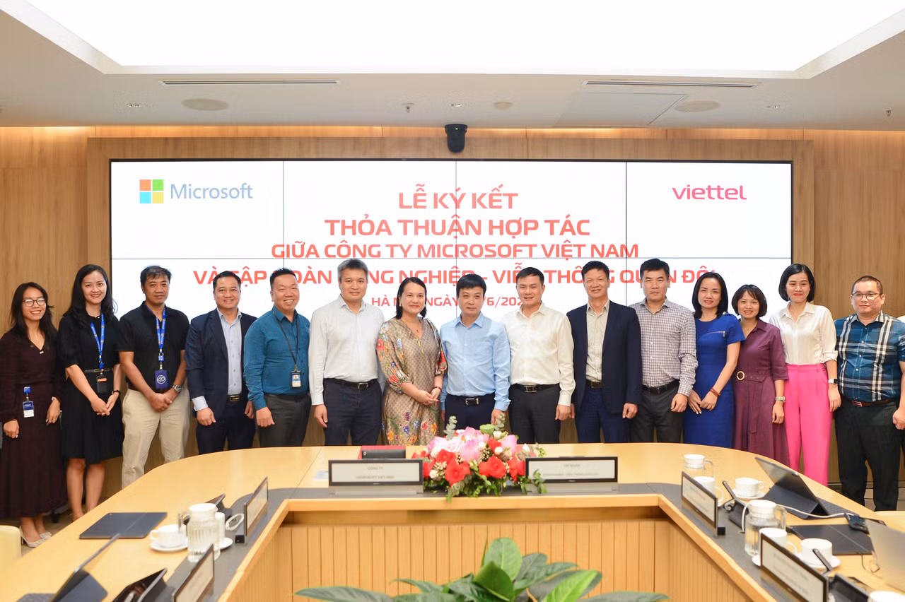 Viettel hợp tác cùng Microsoft nâng cao năng lực ứng dụng điện toán đám mây và trí tuệ nhân tạo Việt Nam -0