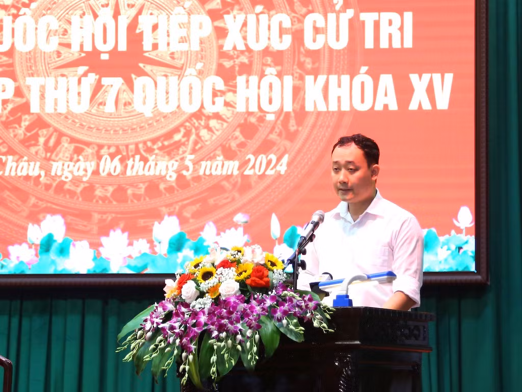 Bộ trưởng Tô Lâm tiếp xúc cử tri trước Kỳ họp thứ 7 Quốc hội khóa XV tại huyện Khoái Châu, tỉnh Hưng Yên -0