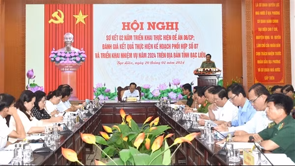 Kết nối dữ liệu dân cư với dữ liệu hộ tịch, thực hiện hiệu quả Đề án 06 ở Bạc Liêu