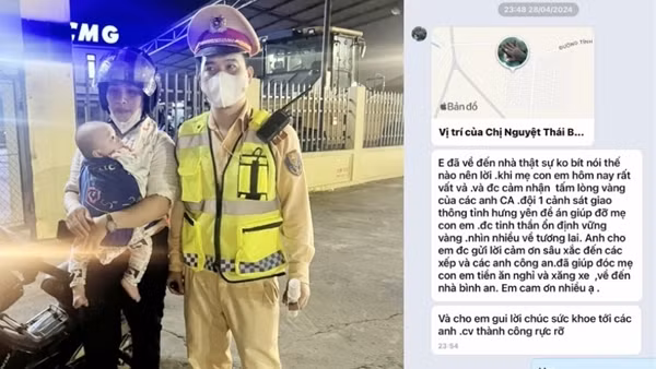 Hình ảnh đẹp của chiến sĩ CSGT trong những ngày nghỉ lễ