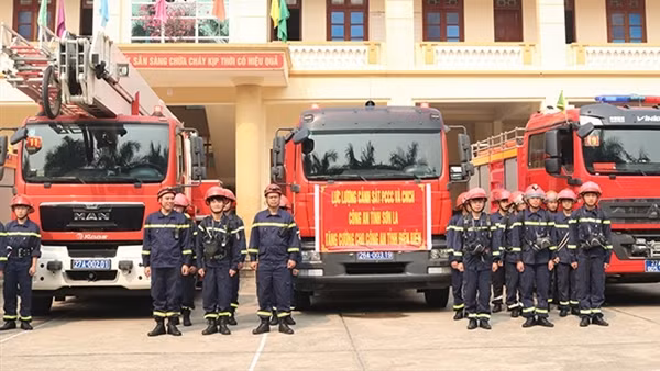 Kiểm tra phương án PCCC và CNCH trong Lễ kỷ niệm 70 năm Chiến thắng Điện Biên Phủ
