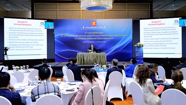Hội thảo lần thứ tư của Diễn đàn Khu vực ASEAN về vận dụng và thực thi UNCLOS 1982