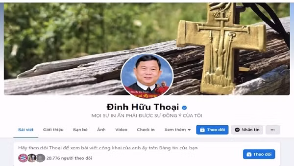 Xử phạt linh mục Đinh Hữu Thoại vì đưa thông tin sai sự thật về Quỹ vaccine phòng COVID-19 ảnh 1