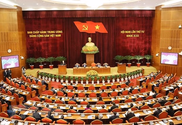 Ngày làm việc thứ ba Hội nghị lần thứ 4 BCH Trung ương Đảng khóa XIII -0