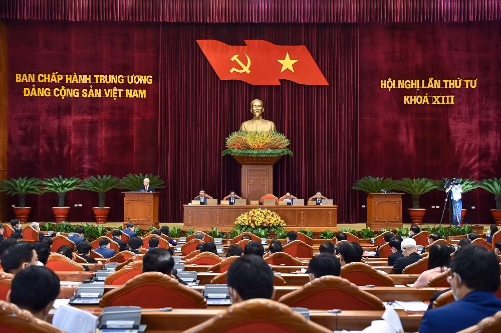 Thông cáo báo chí về ngày làm việc thứ nhất Hội nghị Trung ương 4, khoá XIII -0