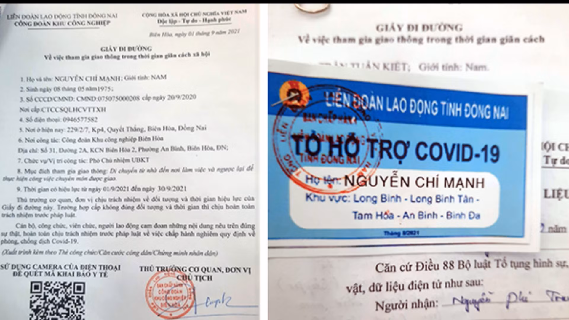Làm giả giấy tờ giả để 