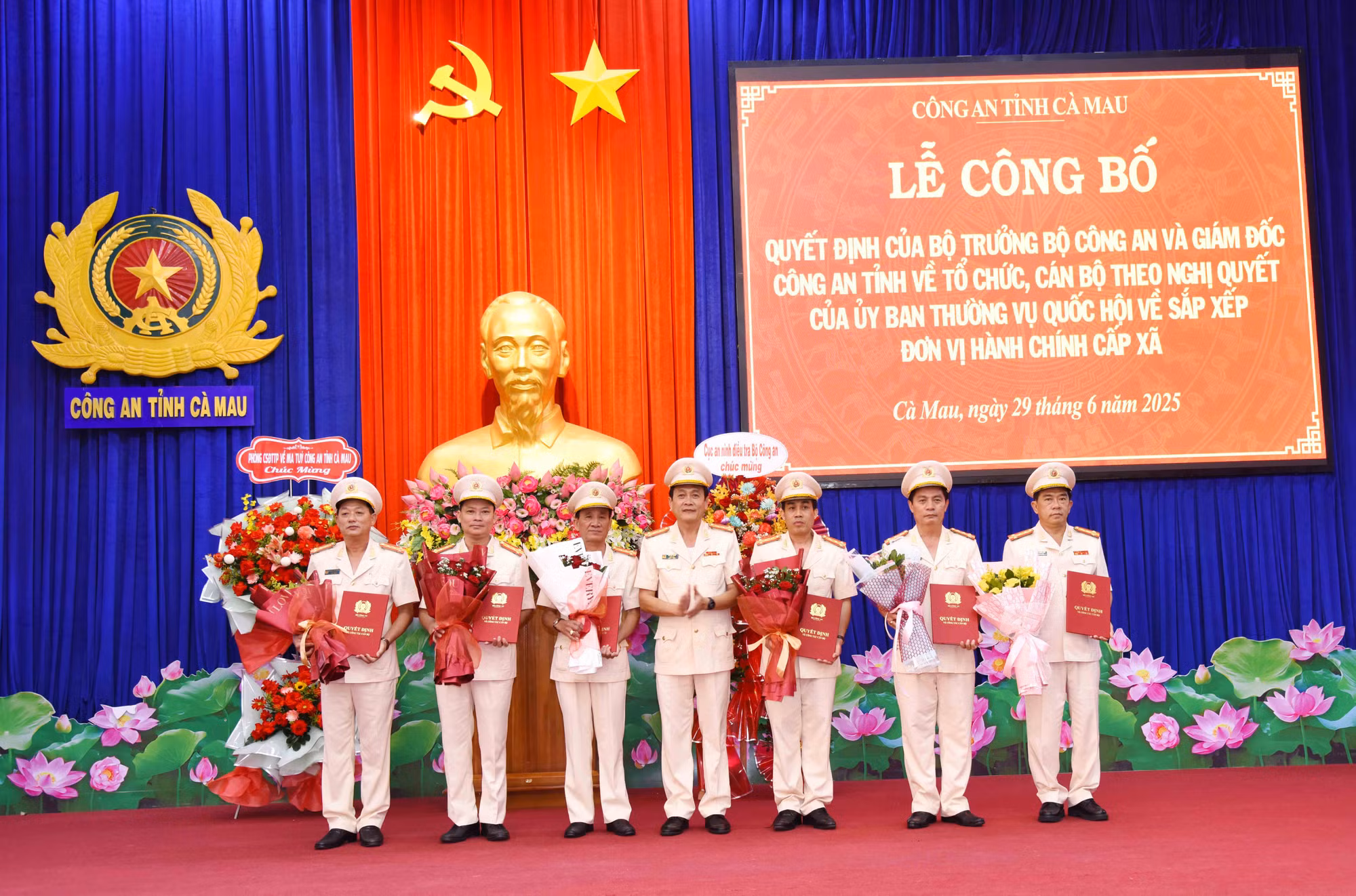 Công an tỉnh cực Nam Tổ quốc bắt tay ngay vào vận hành tổ chức bộ máy -0