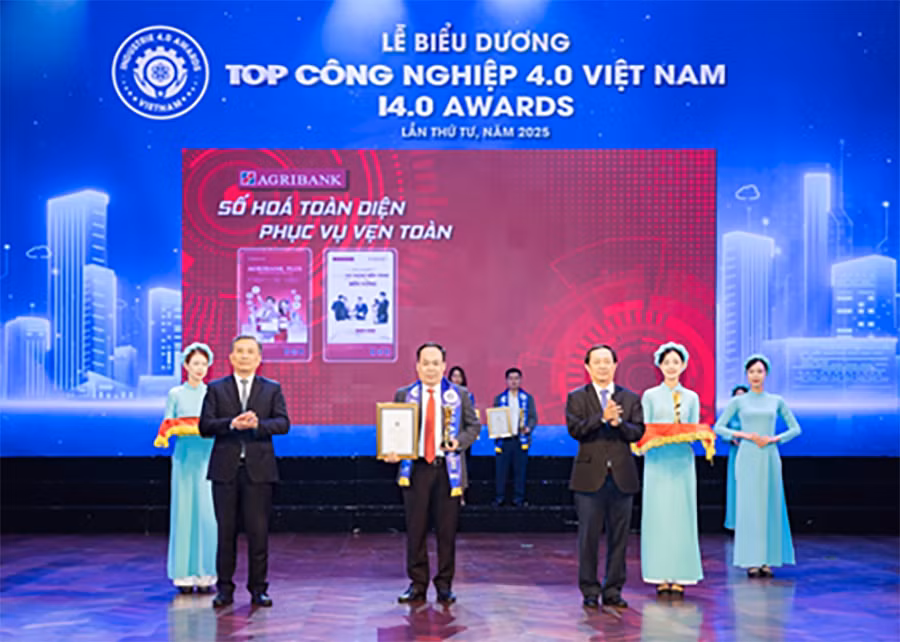 Agribank được vinh danh tại “Top Công nghiệp 4.0 Việt Nam - Industrie 4.0 Awards” lần thứ tư với hai giải thưởng quan trọng -0