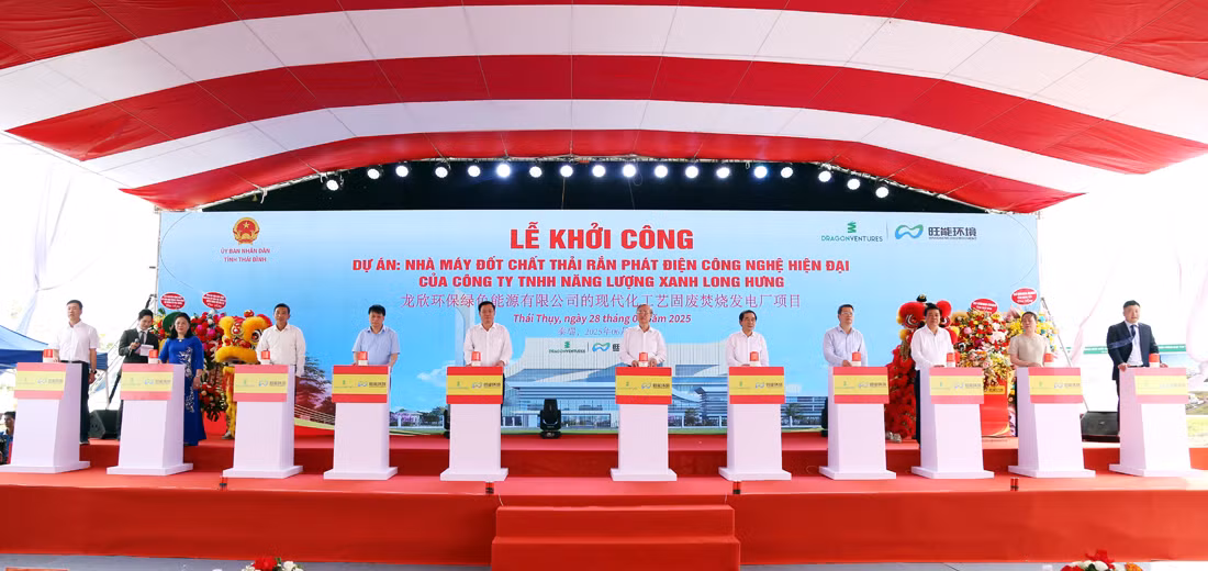 Khởi công hai dự án trọng điểm của tỉnh Thái Bình -0