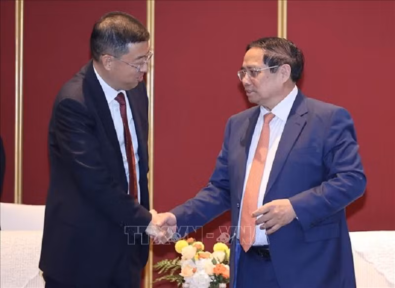 Thủ tướng Phạm Minh Chính làm việc với các tập đoàn lớn của Trung Quốc -0
