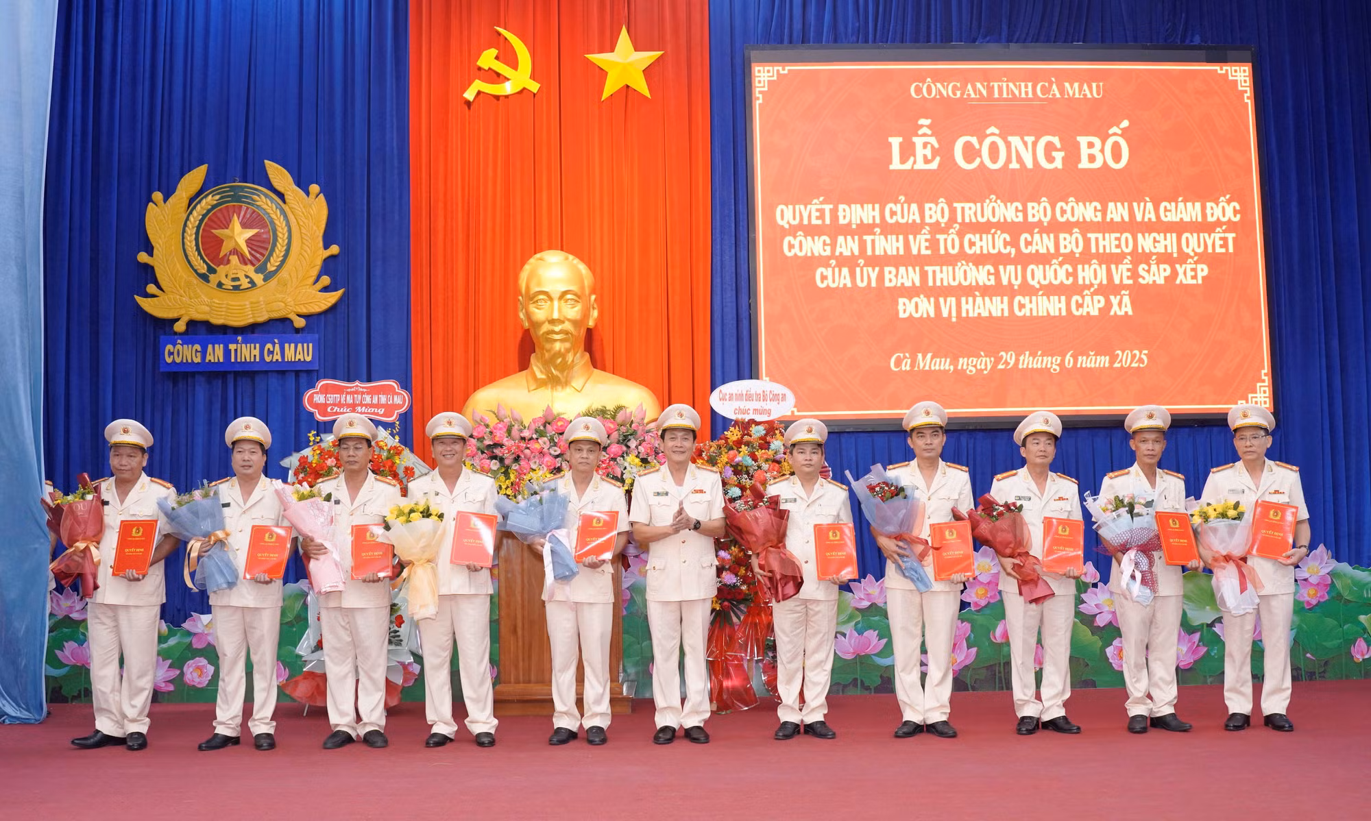 Công an tỉnh cực Nam Tổ quốc bắt tay ngay vào vận hành tổ chức bộ máy -0