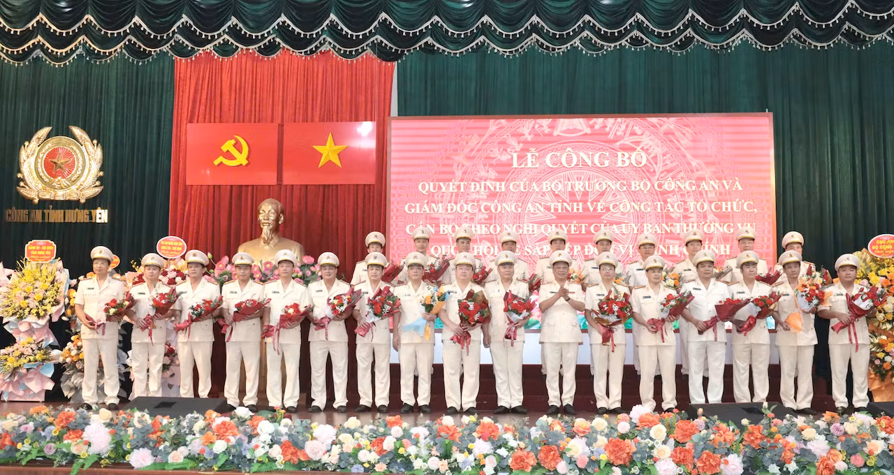 Công an tỉnh Hưng Yên bảo đảm vận hành thông suốt ngay sau khi sáp nhập -0