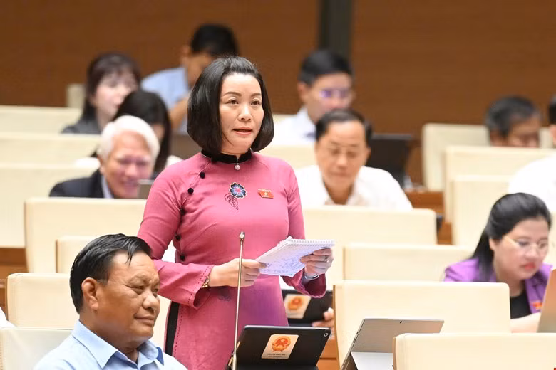 ĐBQH Nguyễn Minh Tâm chất vấn về nhiệm vụ "quét sạch" bạo lực khỏi trường học.