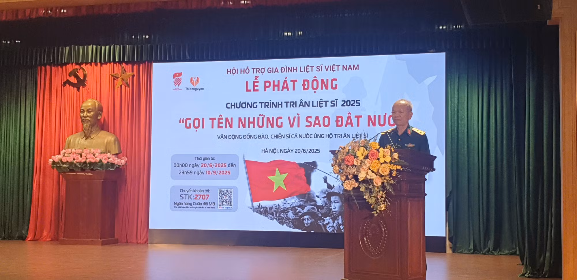 Phát động chương trình nhắn tin tri ân liệt sĩ “Gọi tên những vì sao đất nước 2025” -0