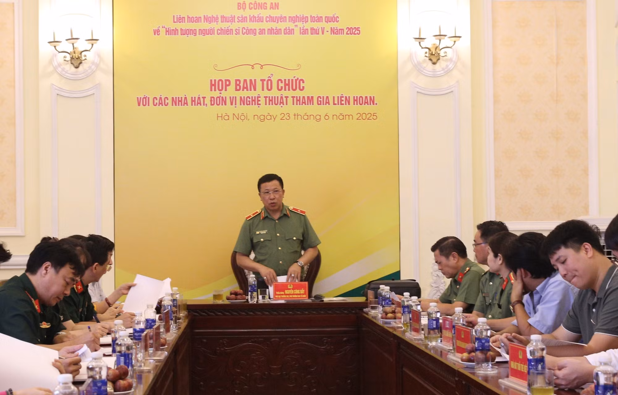 Sẵn sàng cho Liên hoan sân khấu về “Hình tượng người chiến sĩ Công an” lần thứ V -0