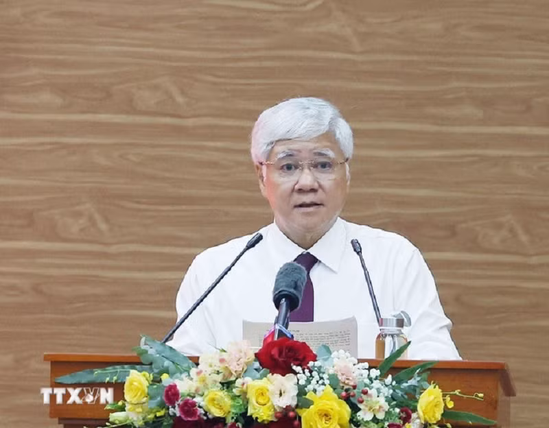 Tổng Bí thư làm việc với Đảng ủy Mặt trận Tổ quốc, các đoàn thể Trung ương -0