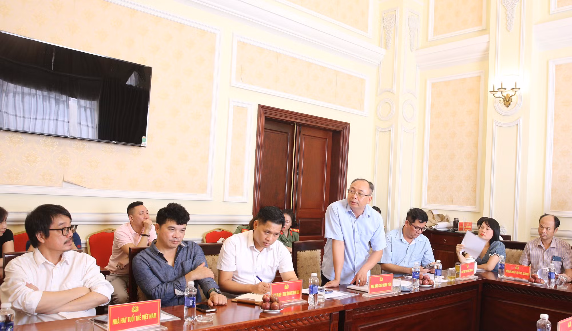 Sẵn sàng cho Liên hoan sân khấu về “Hình tượng người chiến sĩ Công an” lần thứ V -1