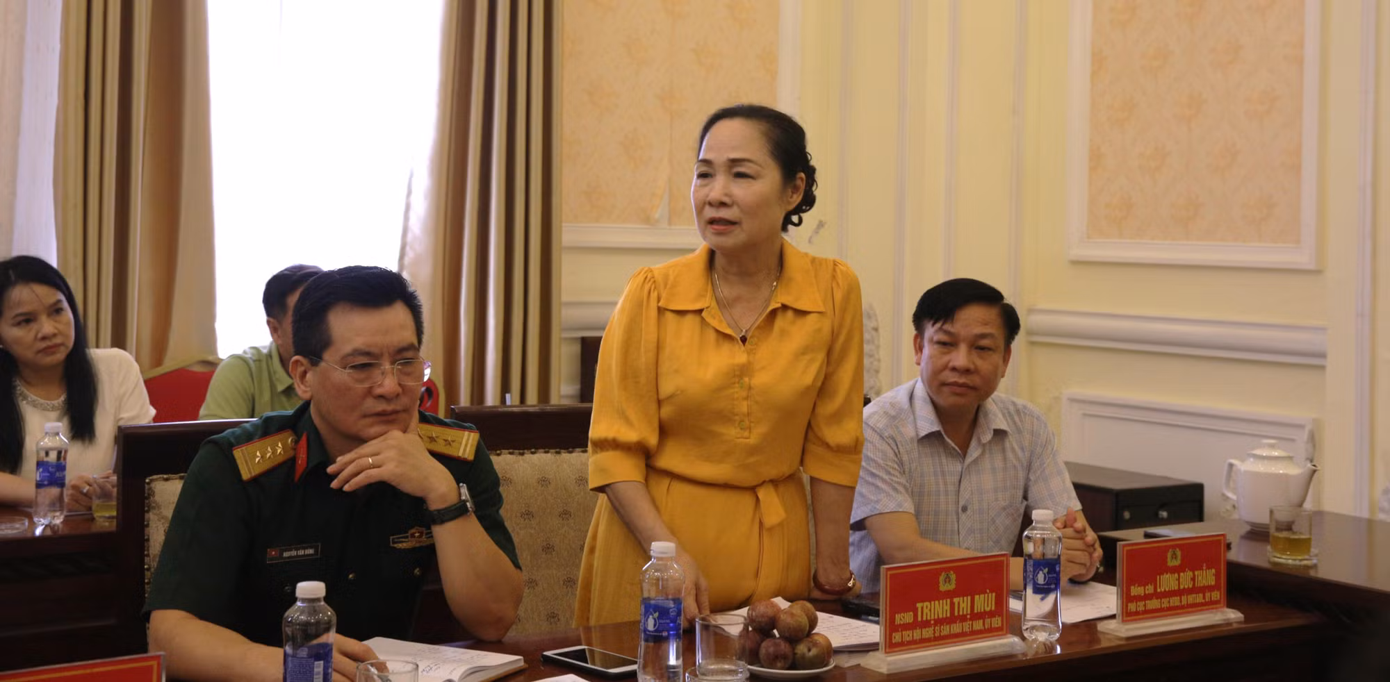 Sẵn sàng cho Liên hoan sân khấu về “Hình tượng người chiến sĩ Công an” lần thứ V -0
