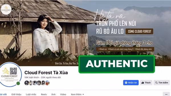 Cảnh báo page giả mạo homestay tại Sơn La lừa đảo khách hàng