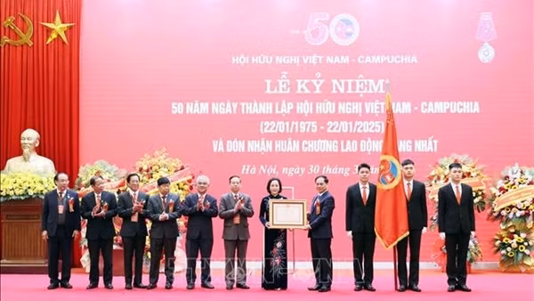 Lễ kỷ niệm 50 năm Ngày thành lập Hội Hữu nghị Việt Nam-Campuchia