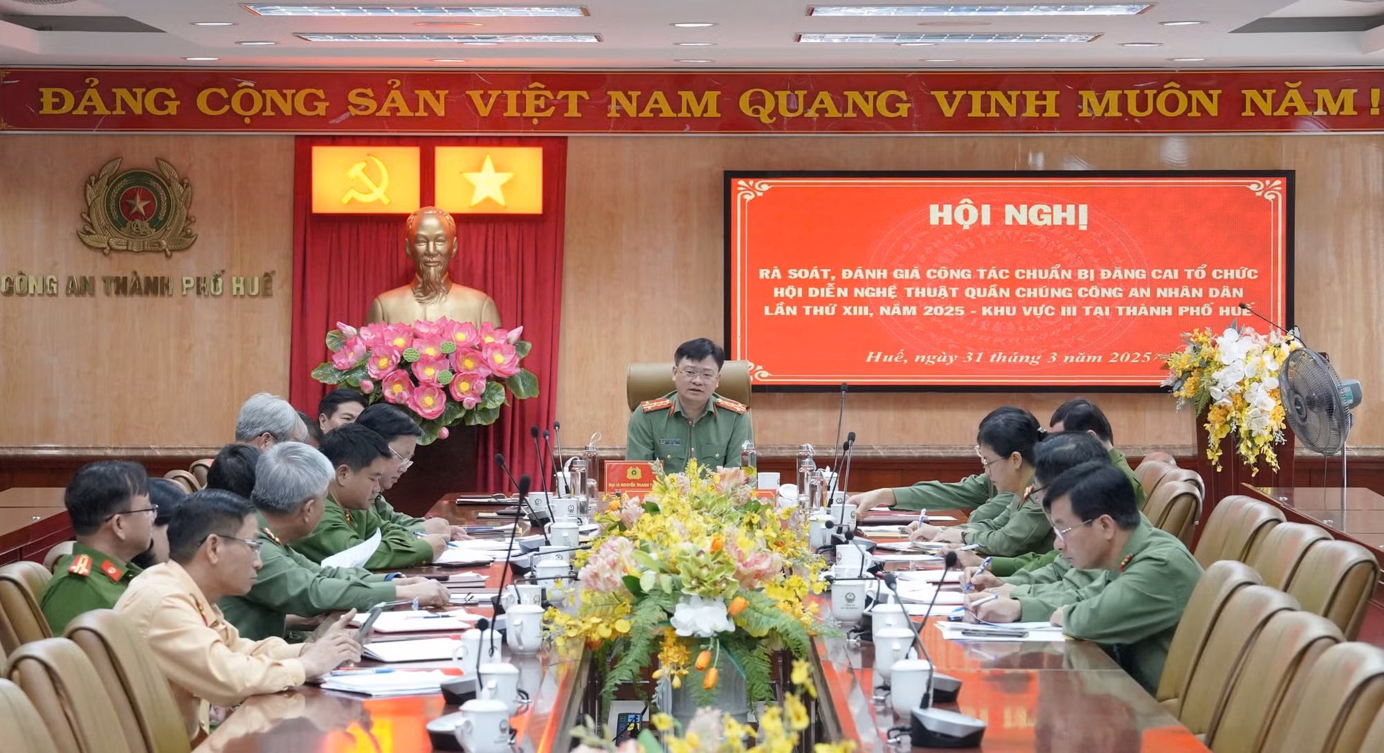 Công an TP Huế tích cực chuẩn bị cho Hội diễn Nghệ thuật quần chúng CAND khu vực 3 -0