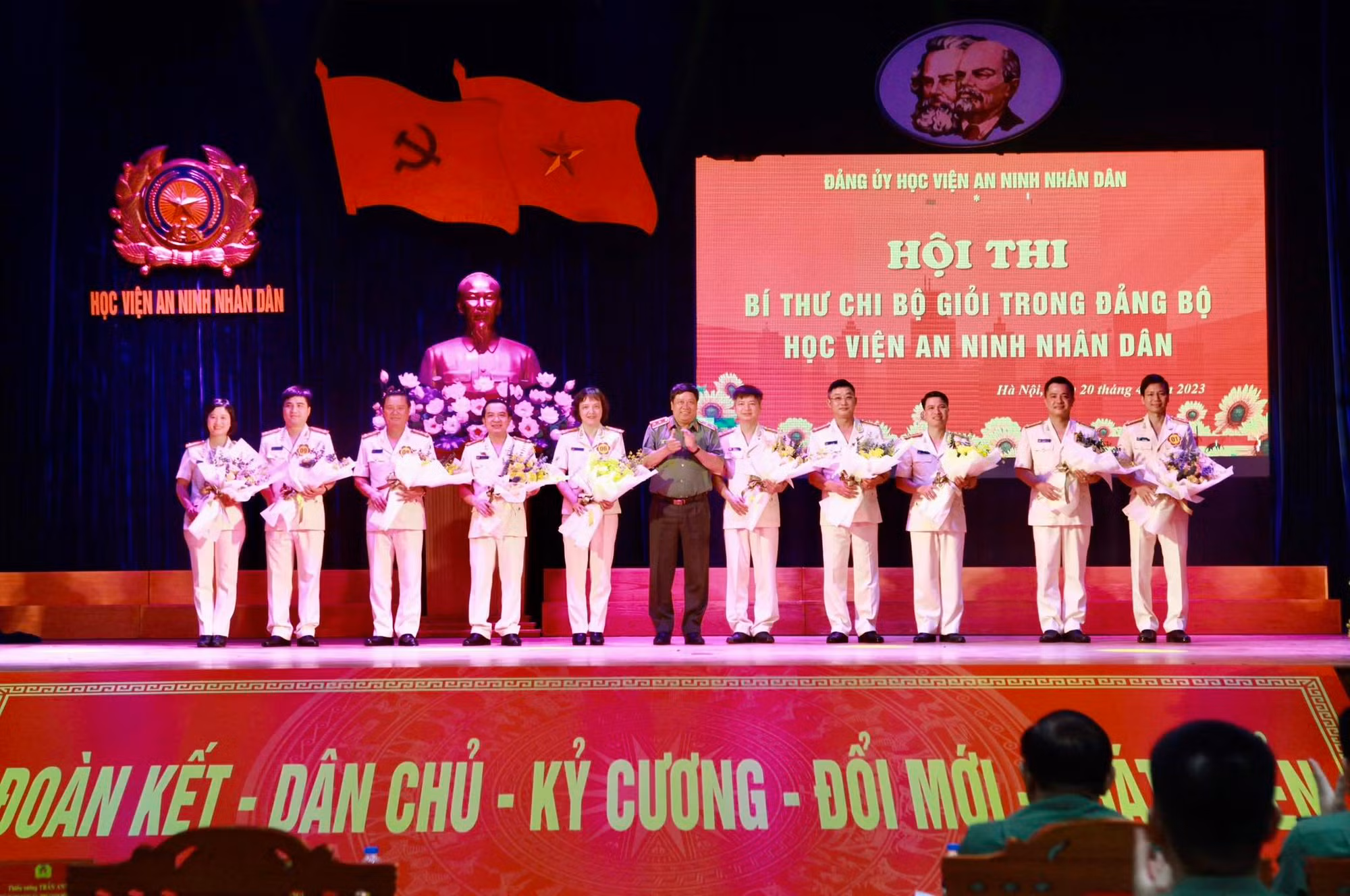 Học viện ANND tổ chức Hội thi Bí thư chi bộ giỏi năm 2023 -0