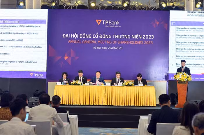 Đại hội cổ đông TPBank: Mục tiêu kinh doanh 8.700 tỷ trong năm 2023, tăng trưởng an toàn, bền vững -0