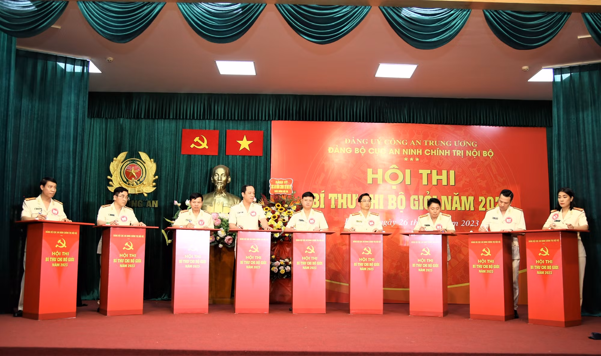 Sôi nổi Hội thi Bí thư chi bộ giỏi Cục An ninh chính trị nội bộ năm 2023 -1