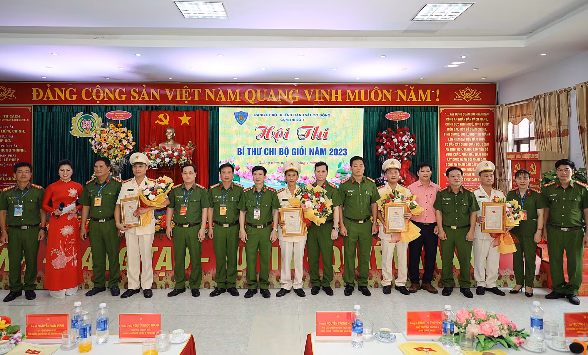 Sôi nổi Hội thi Bí thư chi bộ giỏi Cụm thi số 7 - Bộ Tư lệnh CSCĐ -0