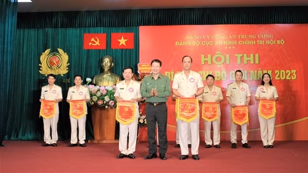 Sôi nổi Hội thi Bí thư chi bộ giỏi Cục An ninh chính trị nội bộ