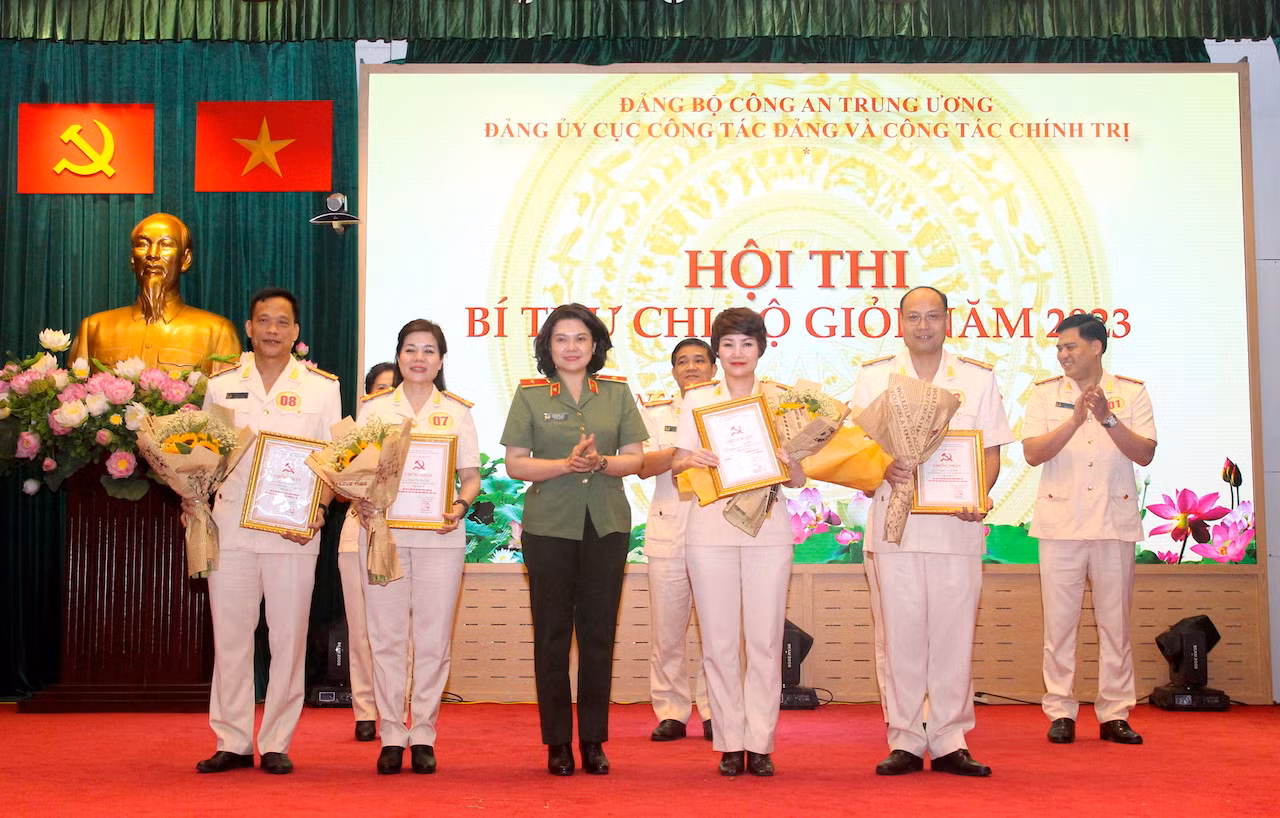 Sôi nổi, sáng tạo Hội thi Bí thư Chi bộ giỏi Cục Công tác đảng và công tác chính trị -0