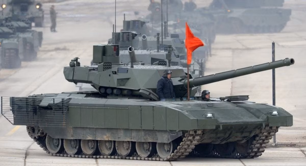 Siêu tăng T-14 Armata Nga tập kích mục tiêu Ukriane -0