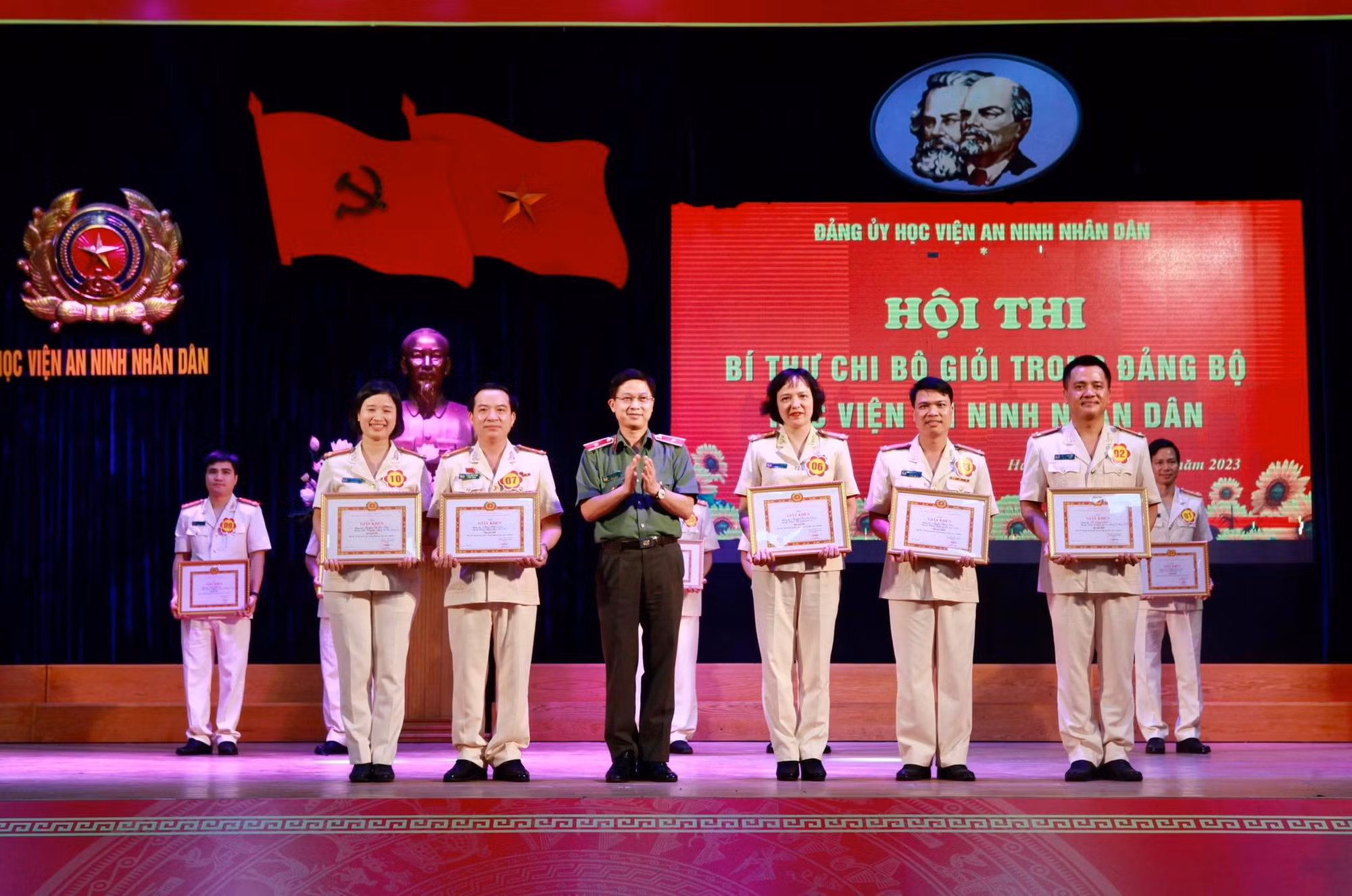 Học viện ANND tổ chức Hội thi Bí thư chi bộ giỏi năm 2023 -0