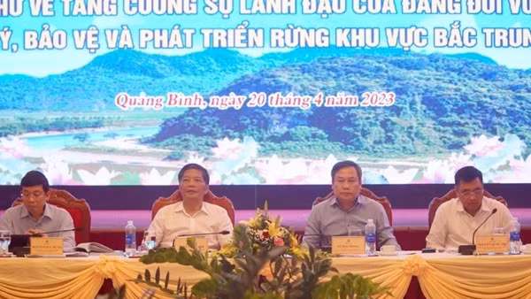 Tăng cường sự lãnh đạo của Đảng đối với công tác bảo vệ và phát triển rừng