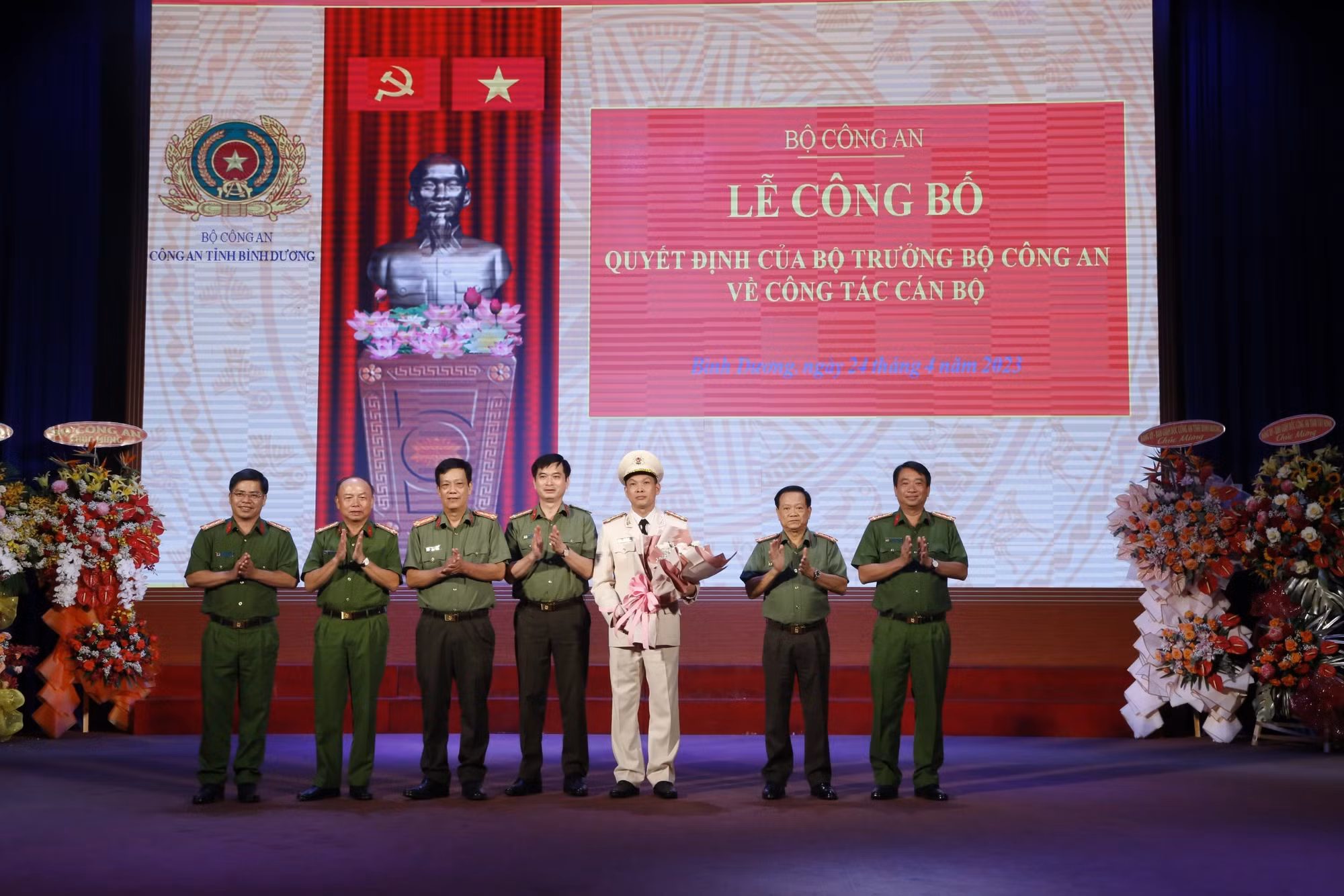 Đại tá Tạ Văn Đẹp giữ chức vụ giám đốc Công an tỉnh Bình Dương -0