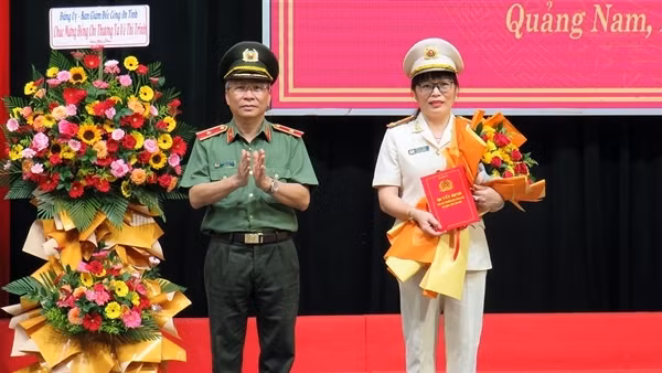 Công an tỉnh Quảng Nam có nữ Phó Giám đốc đầu tiên