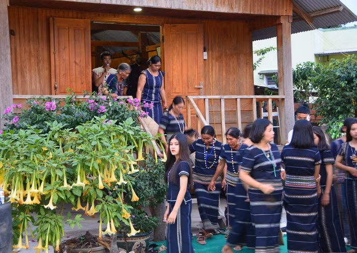 Tài hiện sinh động lễ cưới của người K’ho Sre ở Lâm Đồng -0