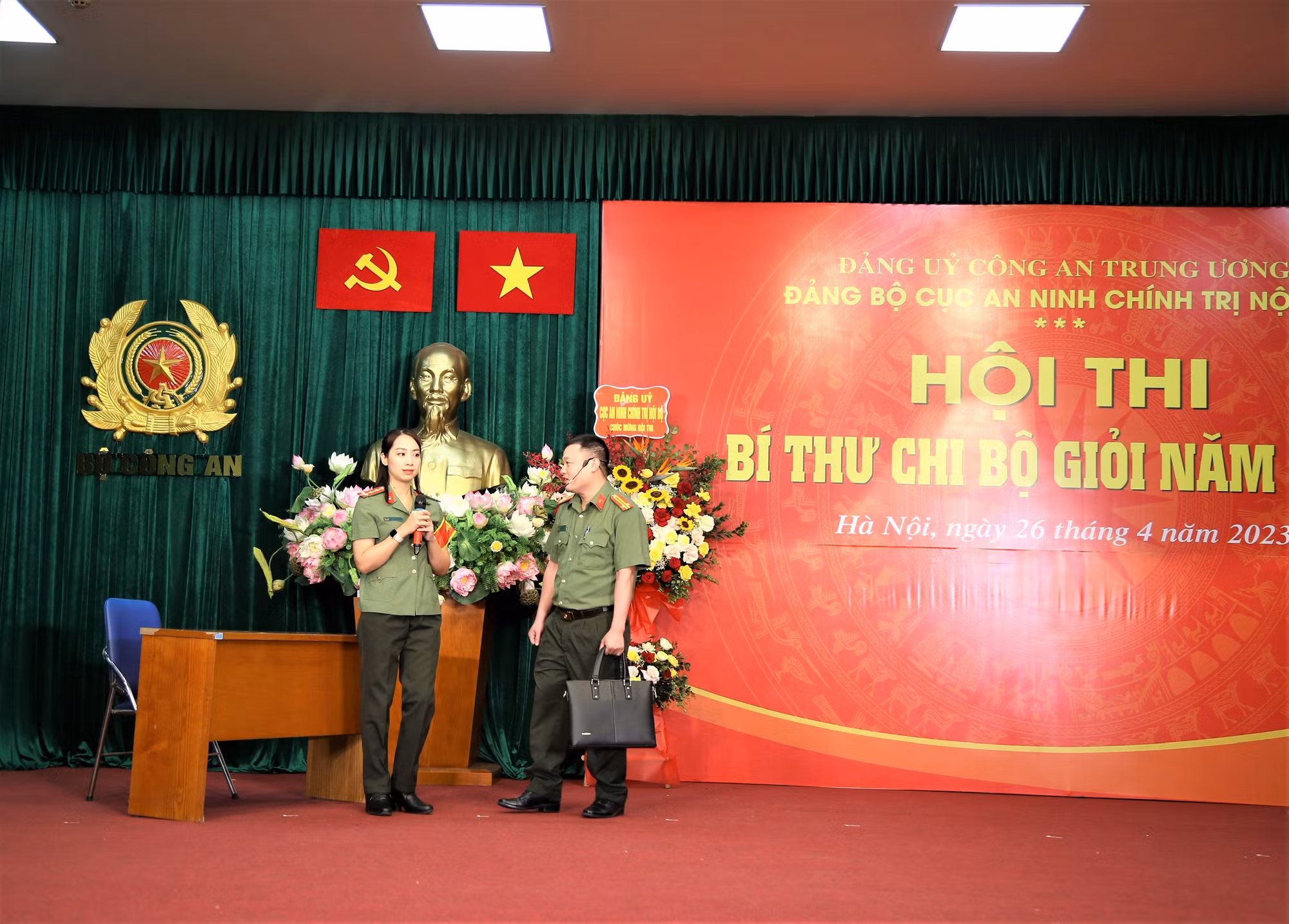Sôi nổi Hội thi Bí thư chi bộ giỏi Cục An ninh chính trị nội bộ năm 2023 -0
