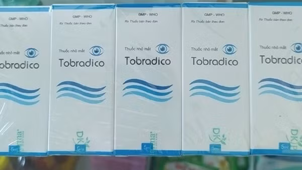 Thuốc nhỏ mắt Tobradico bị thu hồi và tiêu hủy