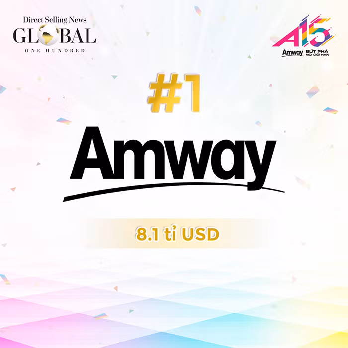 Tập đoàn Amway 11 năm liên tiếp dẫn đầu ngành bán hàng trực tiếp thế giới -0