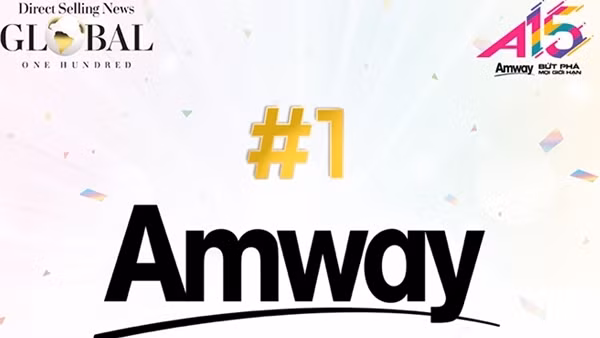 Tập đoàn Amway 11 năm liên tiếp dẫn đầu ngành bán hàng trực tiếp thế giới