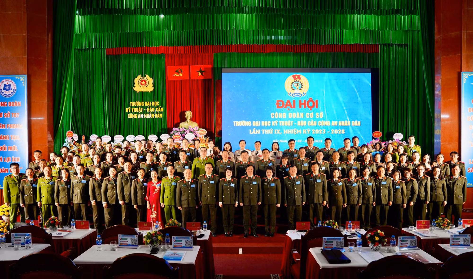 Trường Đại học Kỹ thuật-Hậu cần CAND tổ chức đại hội điểm trong hệ thống Công đoàn CAND -1