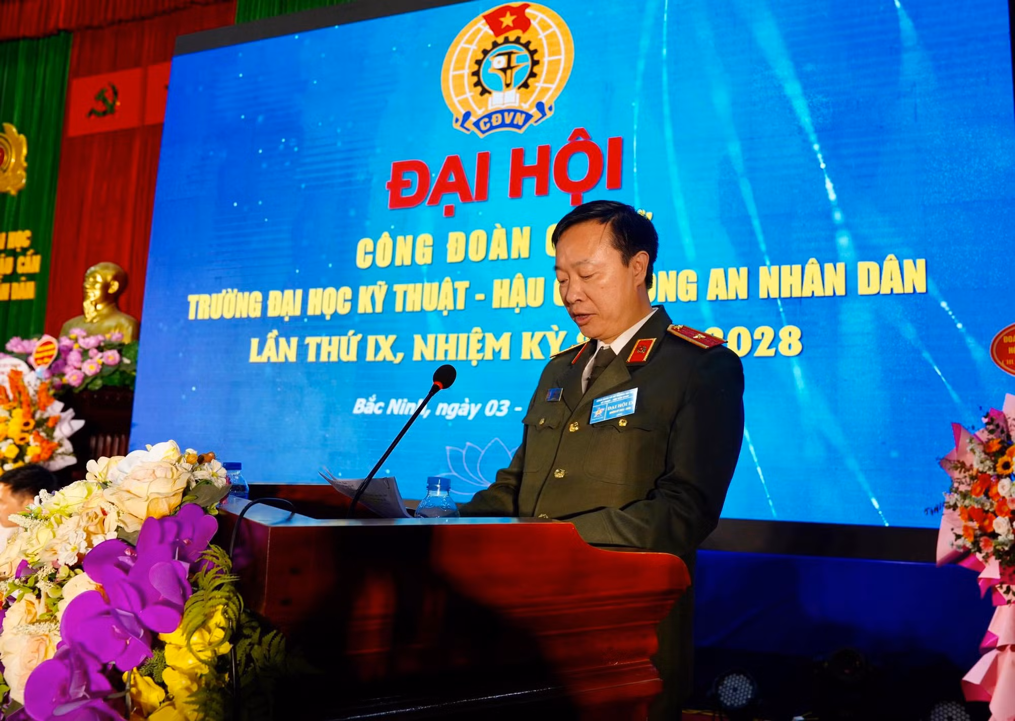 Trường Đại học Kỹ thuật-Hậu cần CAND tổ chức đại hội điểm trong hệ thống Công đoàn CAND -0