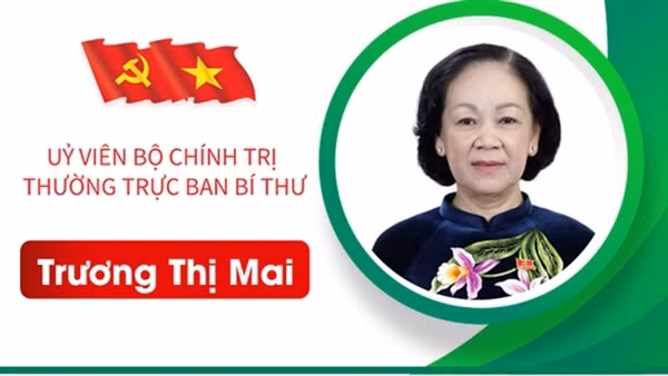 Đồng chí Trương Thị Mai giữ chức Thường trực Ban Bí thư