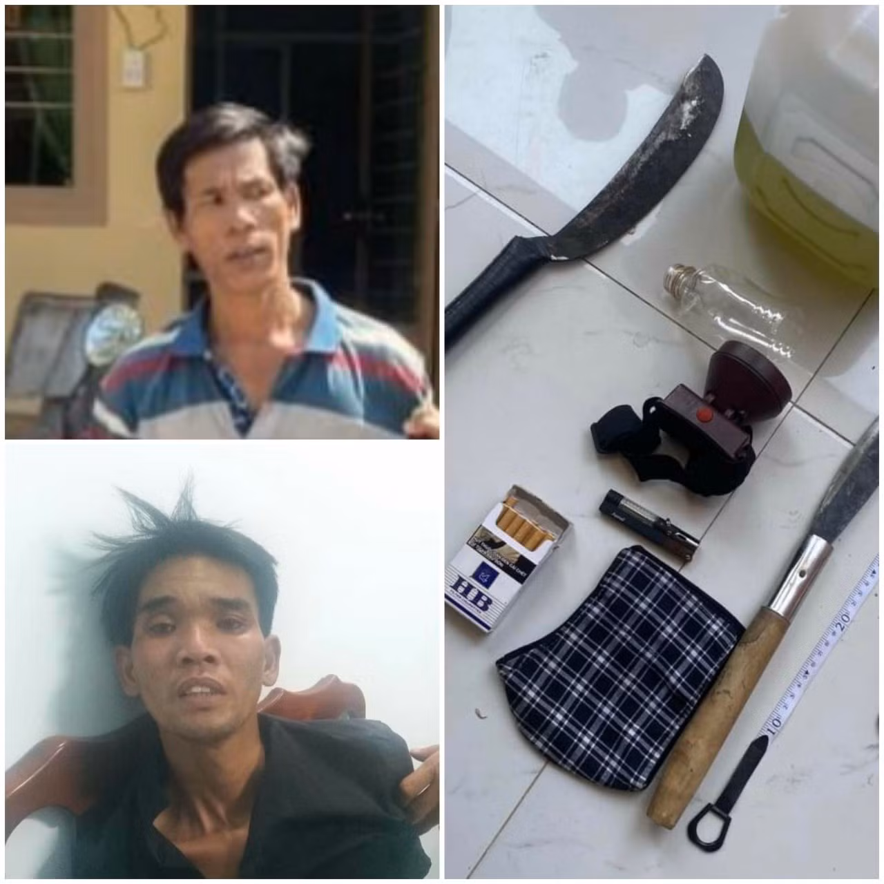 Bắt giữ hai tên trộm dùng hung khí chống trả Công an -0